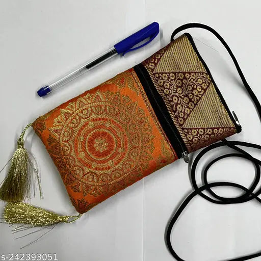 Handmade Mobile and Coin Bag for Everyday Elegance